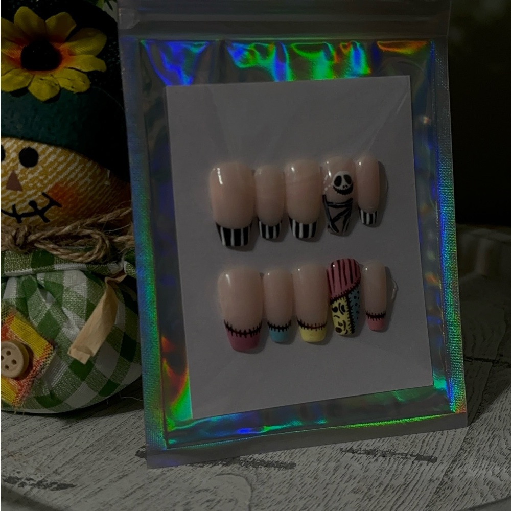 Halloween Themed Press-On Nails HANDMADE